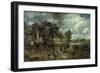 The Hay Cart, 1776-1837-John Constable-Framed Giclee Print