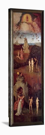 The Hay Cart the Creation of Adam and Eve. They are Hunted from Paradise after the Original Sin. Le-Hieronymus Bosch-Stretched Canvas