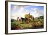 The Hay Harvest, 1869-Hermann Kauffmann-Framed Giclee Print