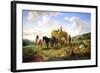 The Hay Harvest, 1869-Hermann Kauffmann-Framed Giclee Print