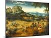 The Hay Harvest-Pieter Bruegel the Elder-Mounted Giclee Print