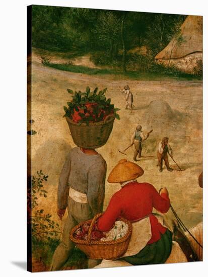 The Hay Harvest-Pieter Bruegel the Elder-Stretched Canvas