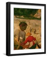 The Hay Harvest-Pieter Bruegel the Elder-Framed Giclee Print