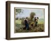 The Hay. Painting by Julien Dupre (1851-1910), 19Th Century. Chalons Sur Marne, Museum of Fine Arts-Julien Dupre-Framed Giclee Print