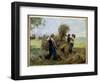 The Hay. Painting by Julien Dupre (1851-1910), 19Th Century. Chalons Sur Marne, Museum of Fine Arts-Julien Dupre-Framed Giclee Print