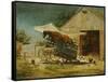 The Hay Thrasher-Edward Lamson Henry-Framed Stretched Canvas