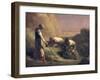 The Hay Trussers, 1850-51-Jean-François Millet-Framed Giclee Print