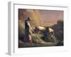 The Hay Trussers, 1850-51-Jean-François Millet-Framed Giclee Print