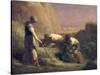 The Hay Trussers, 1850-51-Jean-François Millet-Stretched Canvas