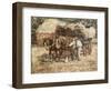 The Hay Wagon-Harry Fidler-Framed Giclee Print