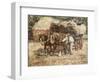 The Hay Wagon-Harry Fidler-Framed Giclee Print