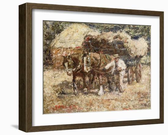 The Hay Wagon-Harry Fidler-Framed Giclee Print