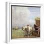 The Hay Wagon-Nathaniel Hughes John Baird-Framed Giclee Print