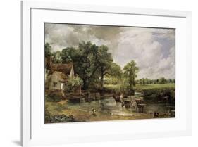 The Hay Wain, 1821-John Constable-Framed Giclee Print