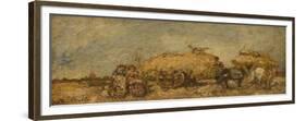 The Hayfield, C. 1870-Adolphe-Thomas-Joseph Monticelli-Framed Giclee Print