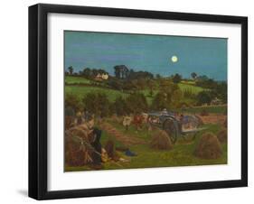 The Hayfield-Ford Madox Brown-Framed Giclee Print