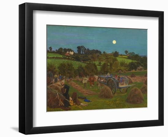 The Hayfield-Ford Madox Brown-Framed Giclee Print