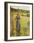 The Haymaker, 1884-Camille Pissarro-Framed Giclee Print