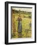 The Haymaker (La Faneuse). 1884-Camille Pissarro-Framed Giclee Print