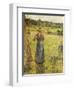 The Haymaker (La Faneuse). 1884-Camille Pissarro-Framed Giclee Print