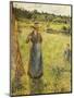 The Haymaker (La Faneuse). 1884-Camille Pissarro-Mounted Giclee Print