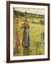 The Haymaker (La Faneuse). 1884-Camille Pissarro-Framed Giclee Print