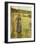 The Haymaker (La Faneuse). 1884-Camille Pissarro-Framed Giclee Print