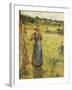 The Haymaker (La Faneuse). 1884-Camille Pissarro-Framed Giclee Print