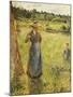The Haymaker (La Faneuse). 1884-Camille Pissarro-Mounted Giclee Print