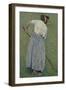 The Haymaker (Oil on Canvas)-Henri Martin-Framed Giclee Print