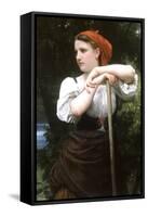 The Haymaker-William Adolphe Bouguereau-Framed Stretched Canvas