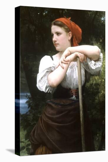 The Haymaker-William Adolphe Bouguereau-Stretched Canvas