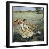 The Haymakers, 1877-Jules Bastien-Lepage-Framed Giclee Print