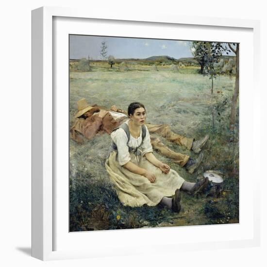 The Haymakers, 1877-Jules Bastien-Lepage-Framed Giclee Print