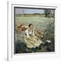 The Haymakers, 1877-Jules Bastien-Lepage-Framed Giclee Print