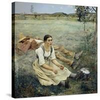 The Haymakers, 1877-Jules Bastien-Lepage-Stretched Canvas