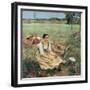 The Haymakers, 1877-Jules Bastien-Lepage-Framed Giclee Print