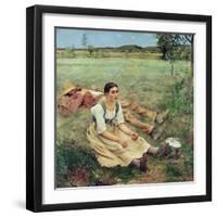 The Haymakers, 1877-Jules Bastien-Lepage-Framed Giclee Print
