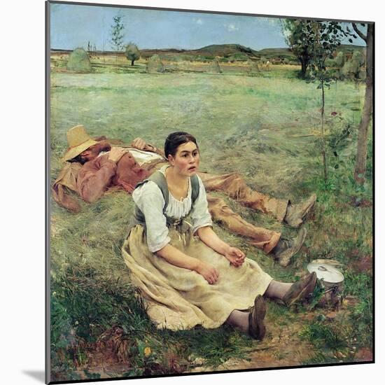 The Haymakers, 1877-Jules Bastien-Lepage-Mounted Giclee Print