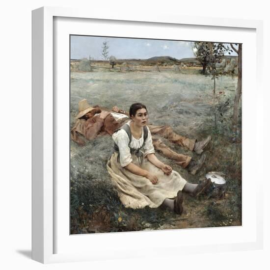 The Haymakers, 1880-Jules Bastien-Lepage-Framed Giclee Print