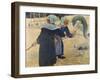 The Haymakers, 1889-Paul Gauguin-Framed Giclee Print