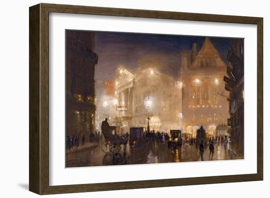 The Haymarket, London, c.1910-George Hyde Pownall-Framed Giclee Print