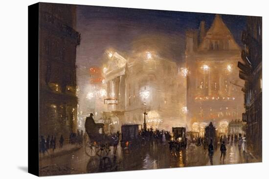 The Haymarket, London, c.1910-George Hyde Pownall-Stretched Canvas