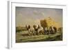 The Hayrick-Jules Jacques Veyrassat-Framed Giclee Print