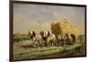 The Hayrick-Jules Jacques Veyrassat-Framed Giclee Print