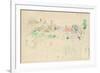 The Haystacks in Jersey, 1886 (W/C on Paper)-Berthe Morisot-Framed Giclee Print