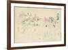 The Haystacks in Jersey, 1886 (W/C on Paper)-Berthe Morisot-Framed Giclee Print