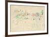 The Haystacks in Jersey, 1886 (W/C on Paper)-Berthe Morisot-Framed Premium Giclee Print