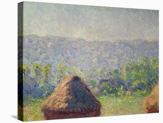 The Haystacks Or, the End of the Summer, at Giverny, 1891-Claude Monet-Stretched Canvas