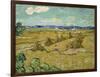 The Haystacks-Vincent van Gogh-Framed Giclee Print